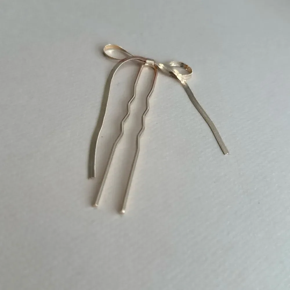 Bow hair pin M1151